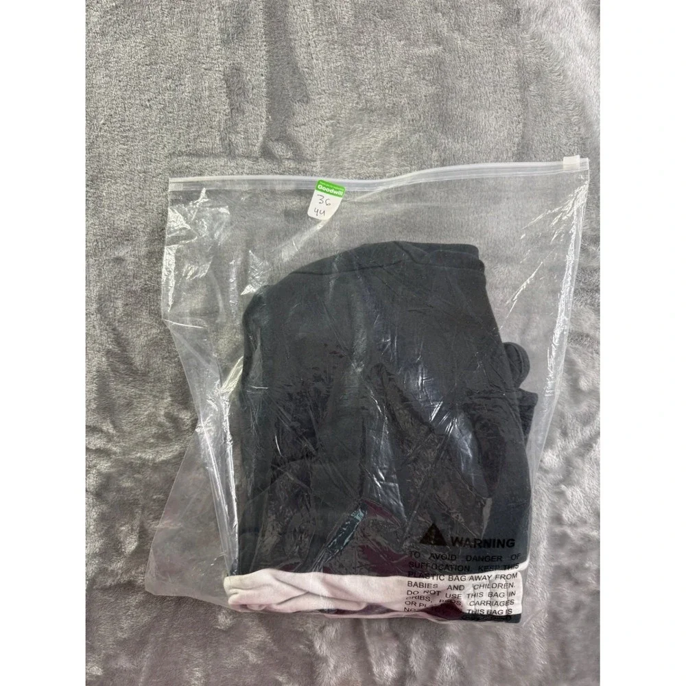 Polo Ralph Lauren Track Pants Men's L Black Zippered Leg Openings